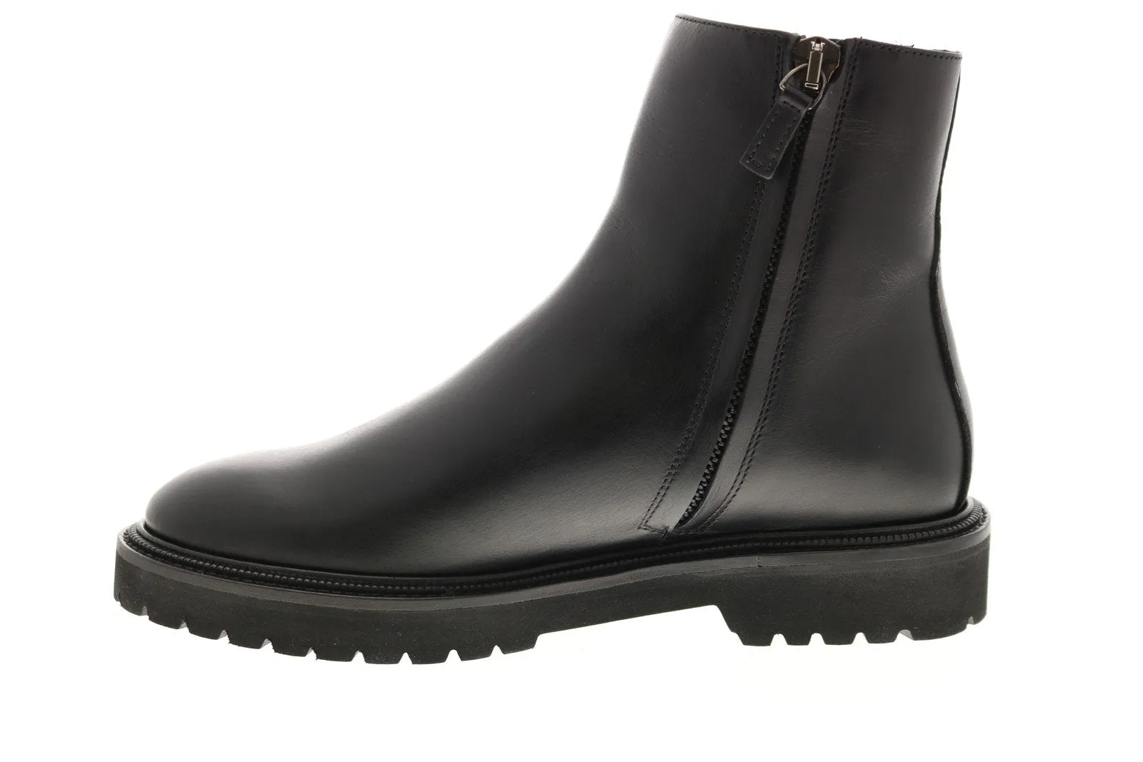 Aquatalia Pasquale Calf 34M0937-BLK Mens Black Leather Casual Dress Boots