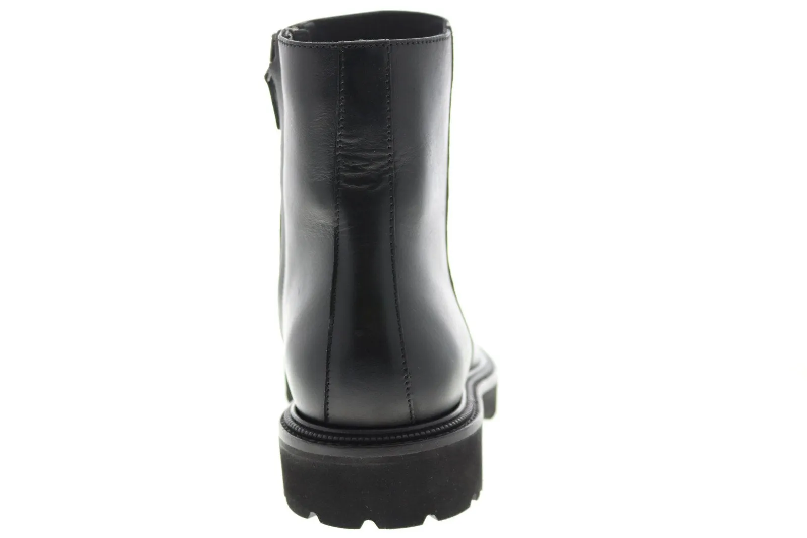 Aquatalia Pasquale Calf 34M0937-BLK Mens Black Leather Casual Dress Boots