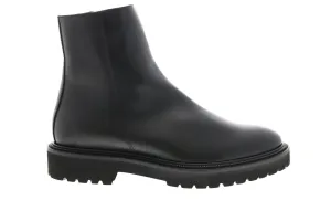 Aquatalia Pasquale Calf 34M0937-BLK Mens Black Leather Casual Dress Boots
