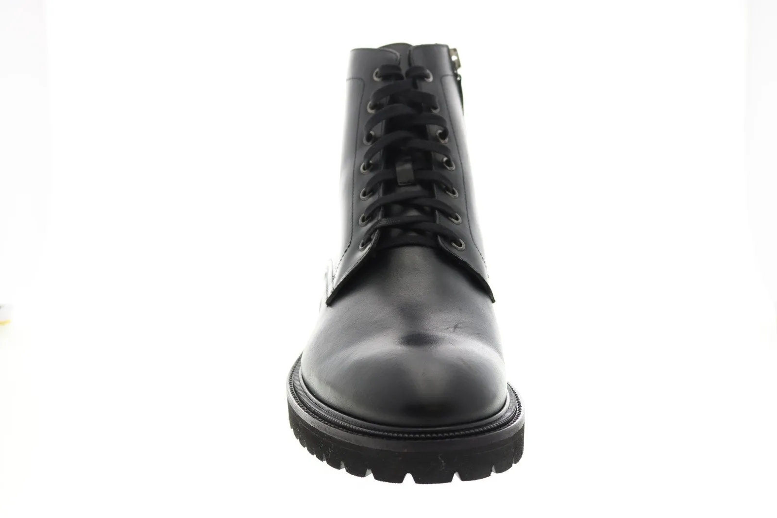 Aquatalia Patrizio Calf 34M0935-BLK Mens Black Leather Casual Dress Boots