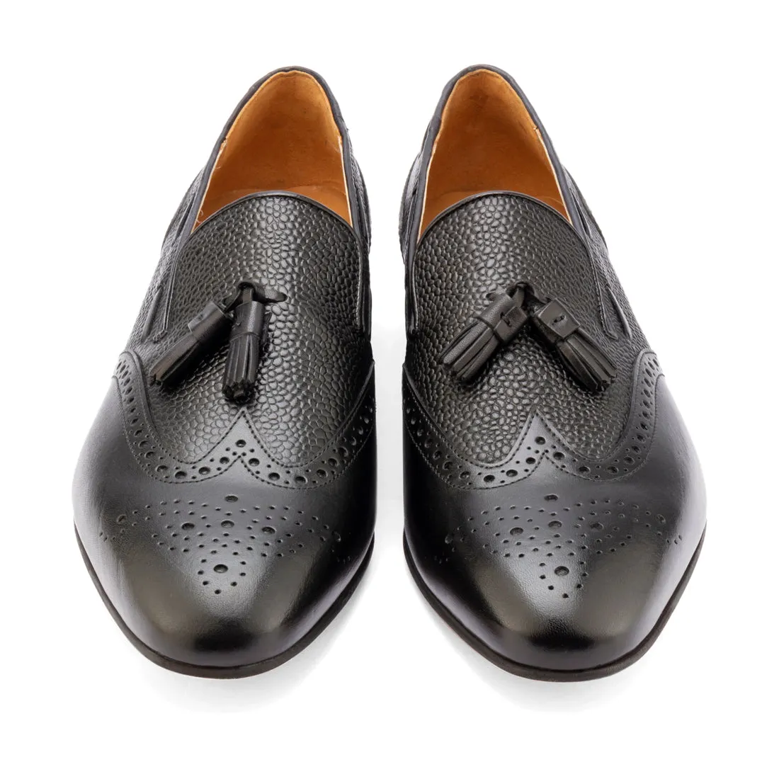 Black Tassel Loafers