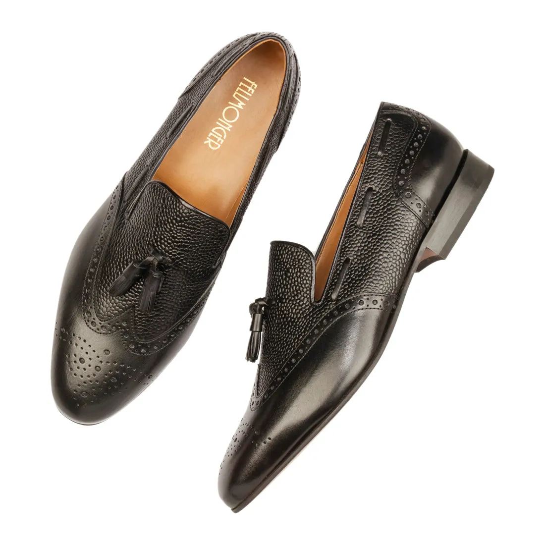 Black Tassel Loafers