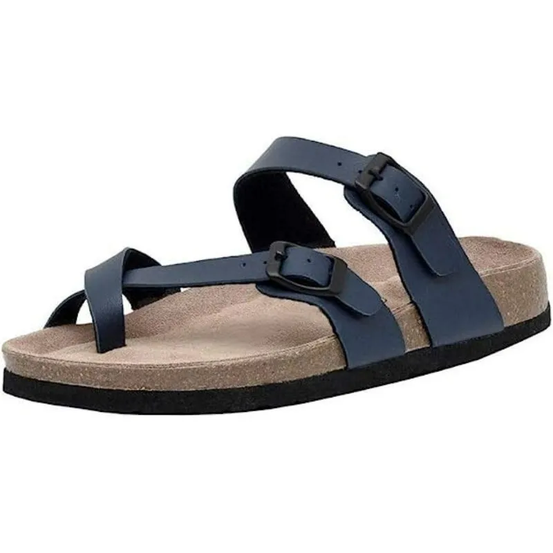 Comfortable Double Buckle Strapped Sandals
