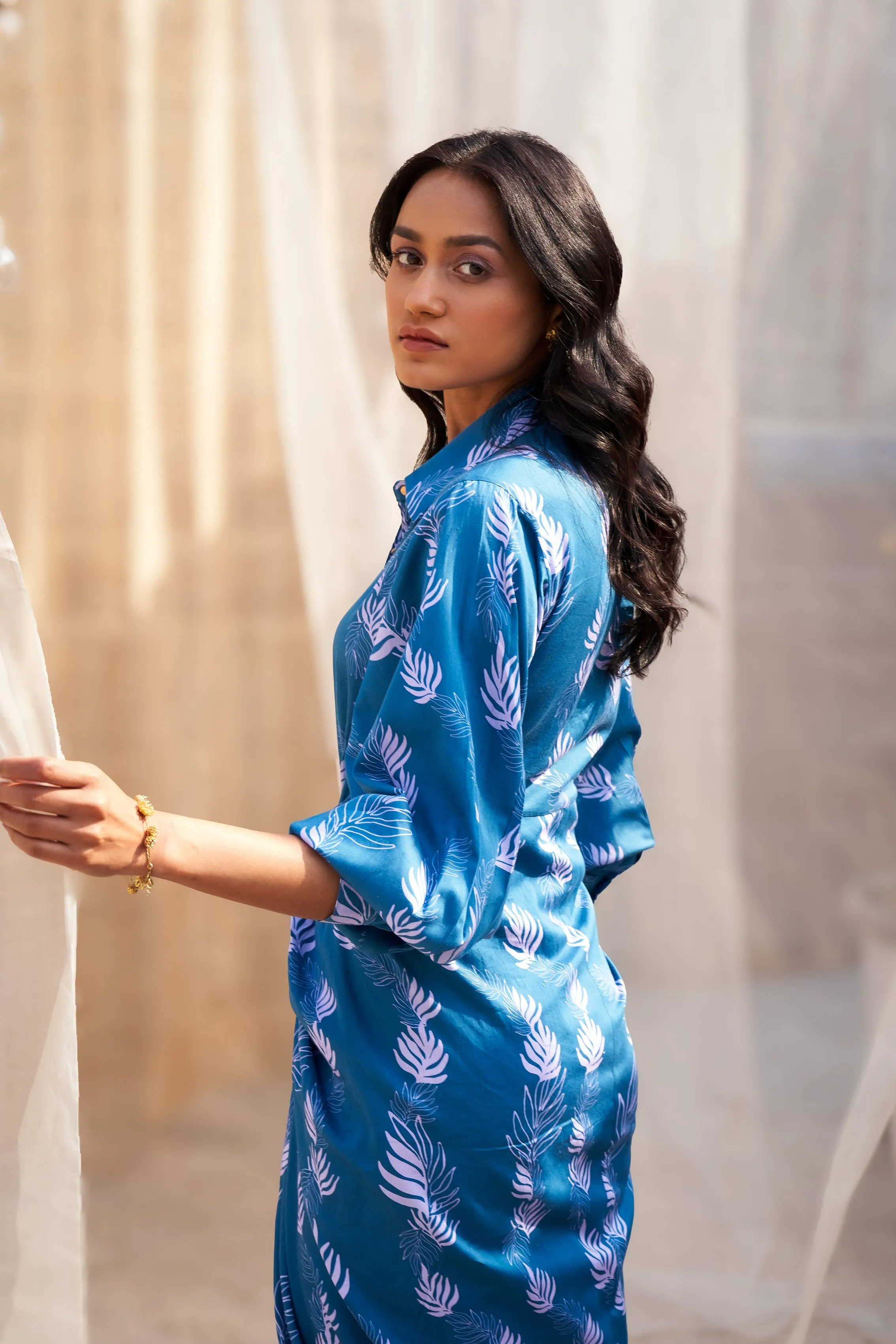 Drape Skirt Dress