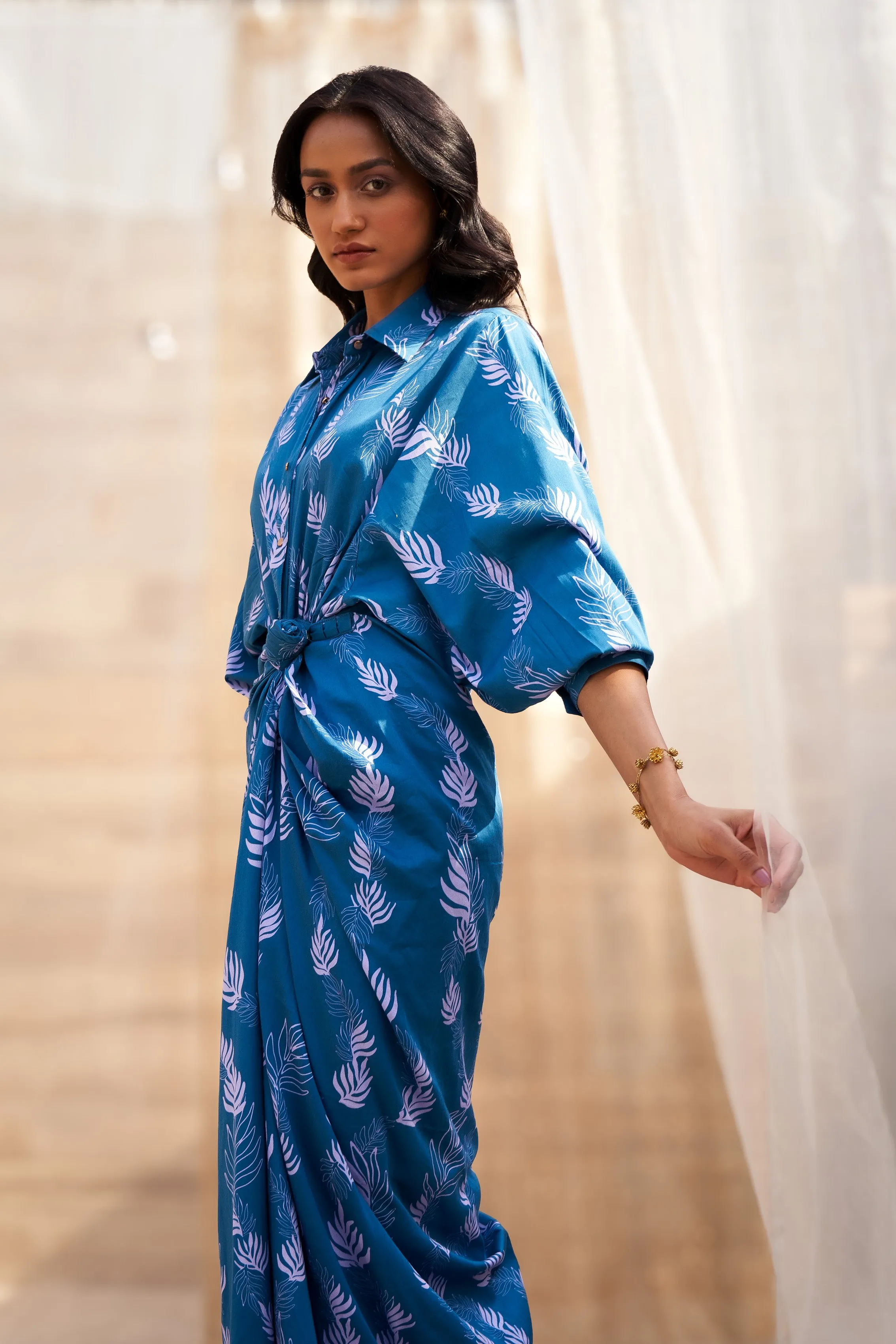 Drape Skirt Dress