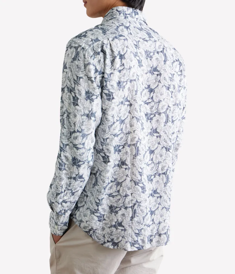 *FINAL SALE* Paul Men Woven Shirt in Navy