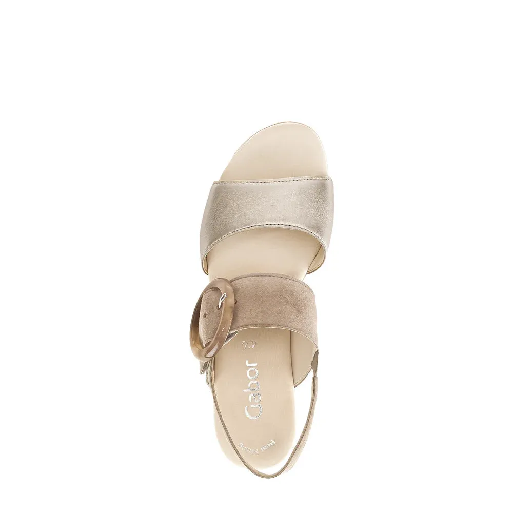 Gabor Strappy Wedge Sandal Women's