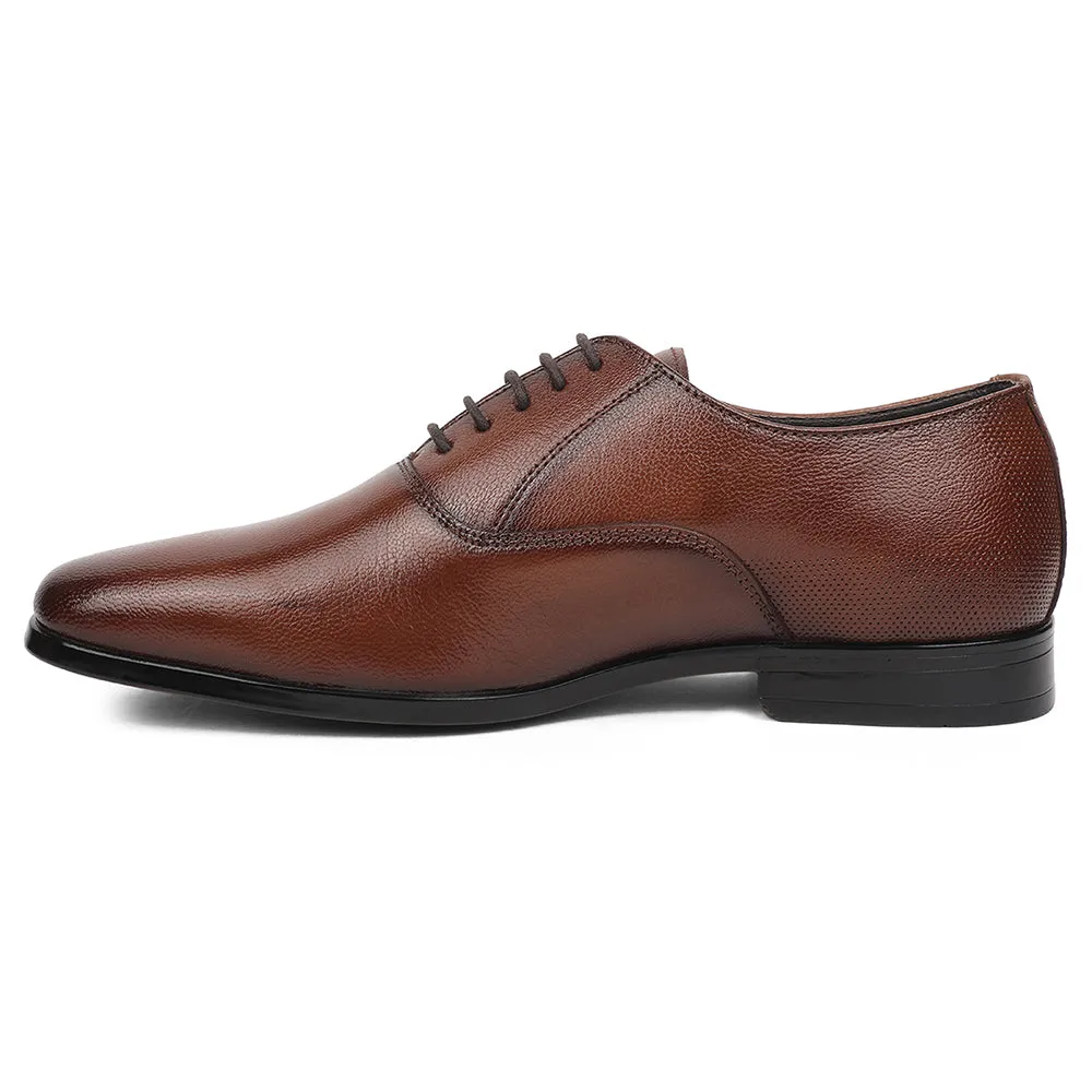 Healers Brown Formal Lacing Oxford Shoes For Men UDL-7 By Liberty