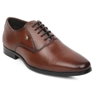 Healers Brown Formal Lacing Oxford Shoes For Men UDL-7 By Liberty