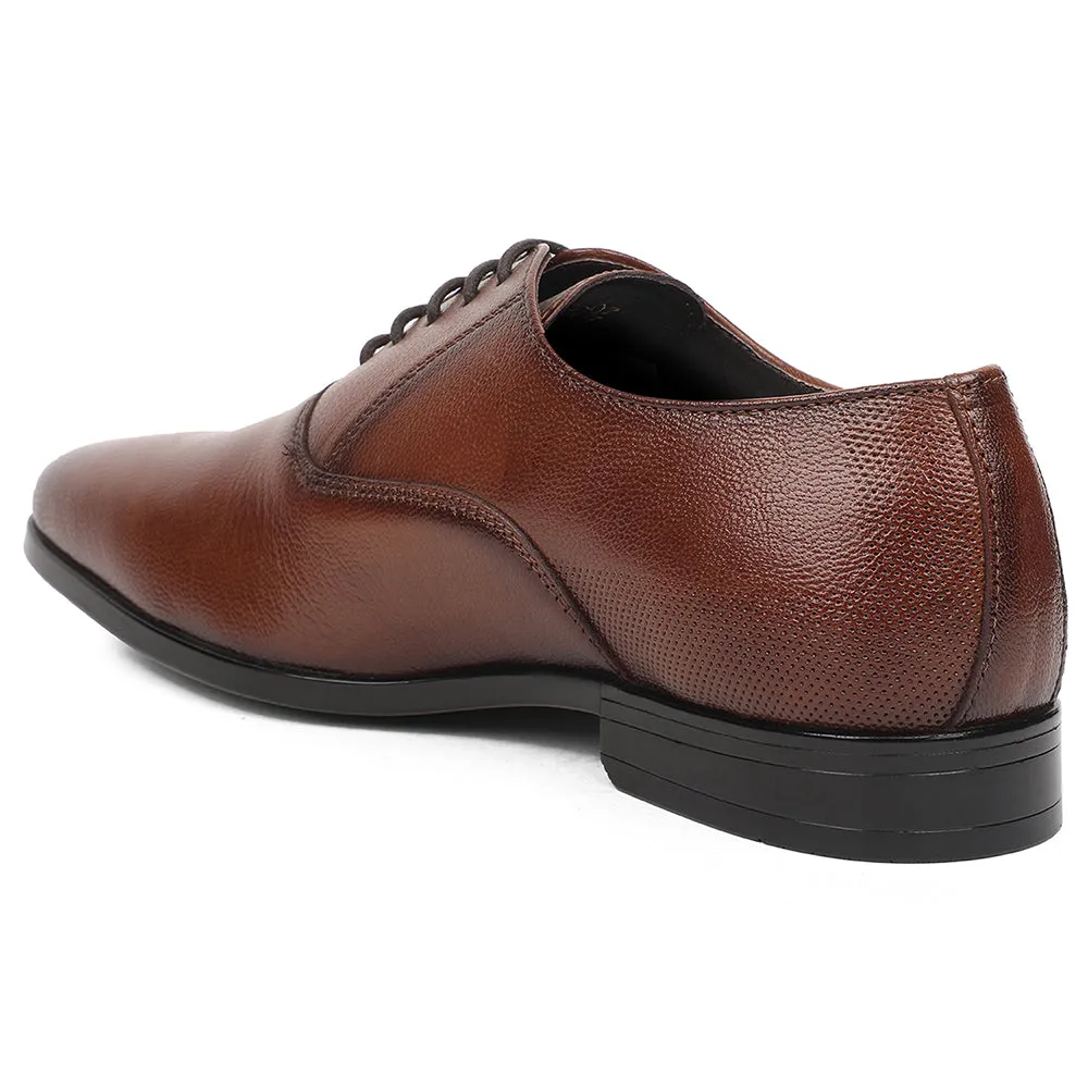 Healers Brown Formal Lacing Oxford Shoes For Men UDL-7 By Liberty