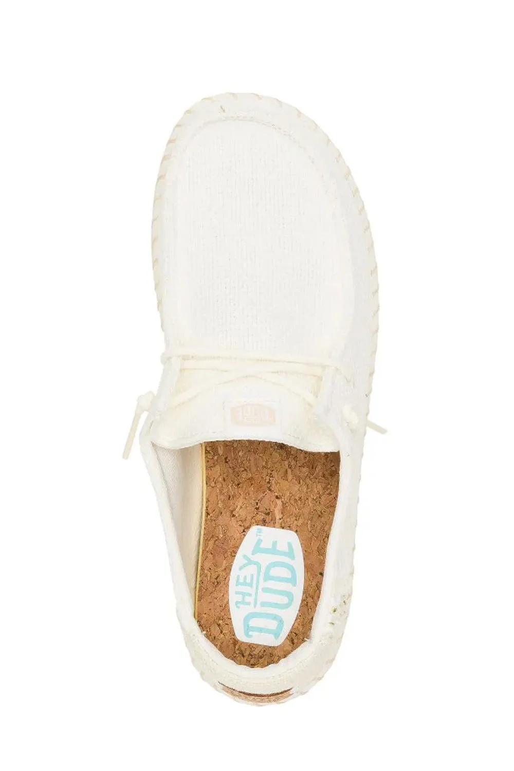 HEYDUDE Women’s Wendy Espadrille Woven Shoes in White | 43681-100
