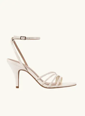 Lana Wilkinson Chelsea Sandal in White Patent Leather