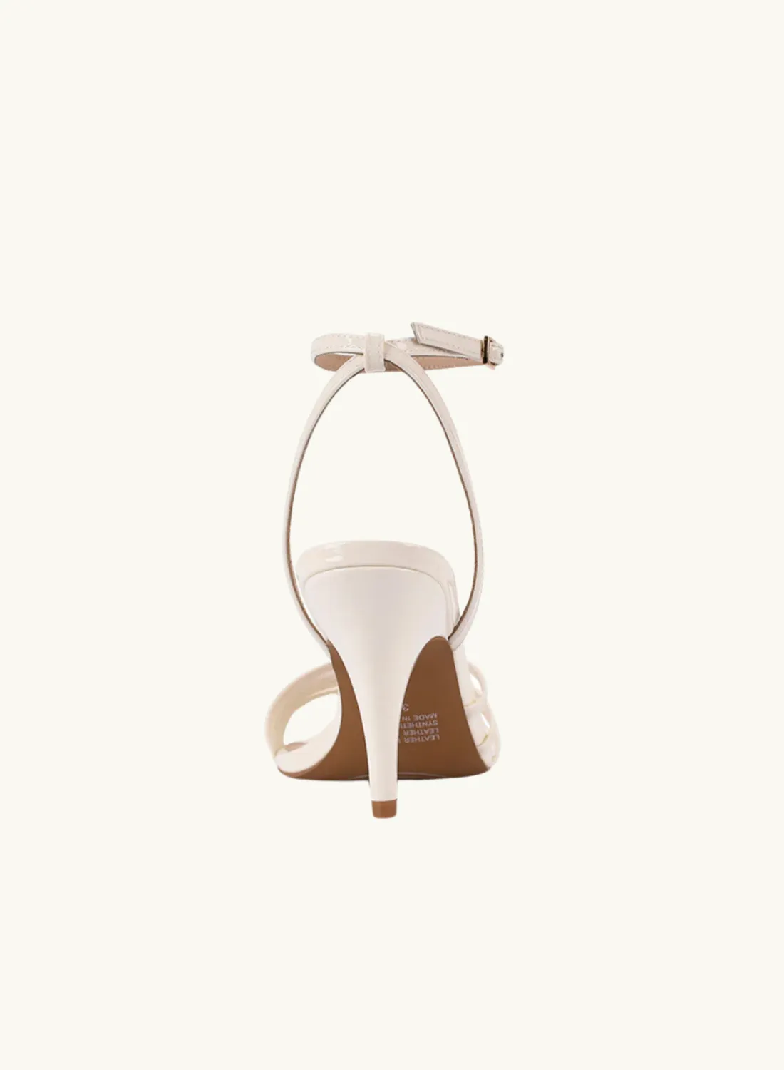 Lana Wilkinson Chelsea Sandal in White Patent Leather