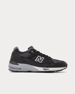 Made in UK 991 Black / Magnet / Smoked Pearl Low Top Sneakers