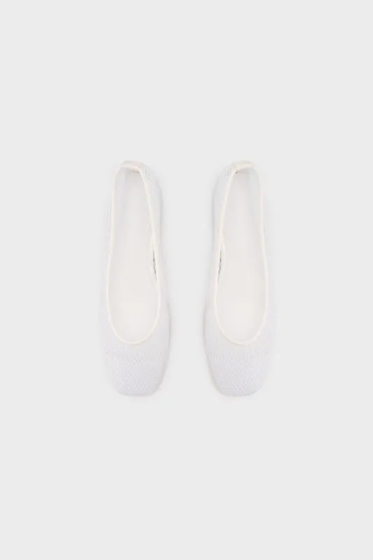 MESH SQUARE TOE FLAT