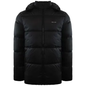 Nicce Expo Mens Black Padded Jacket