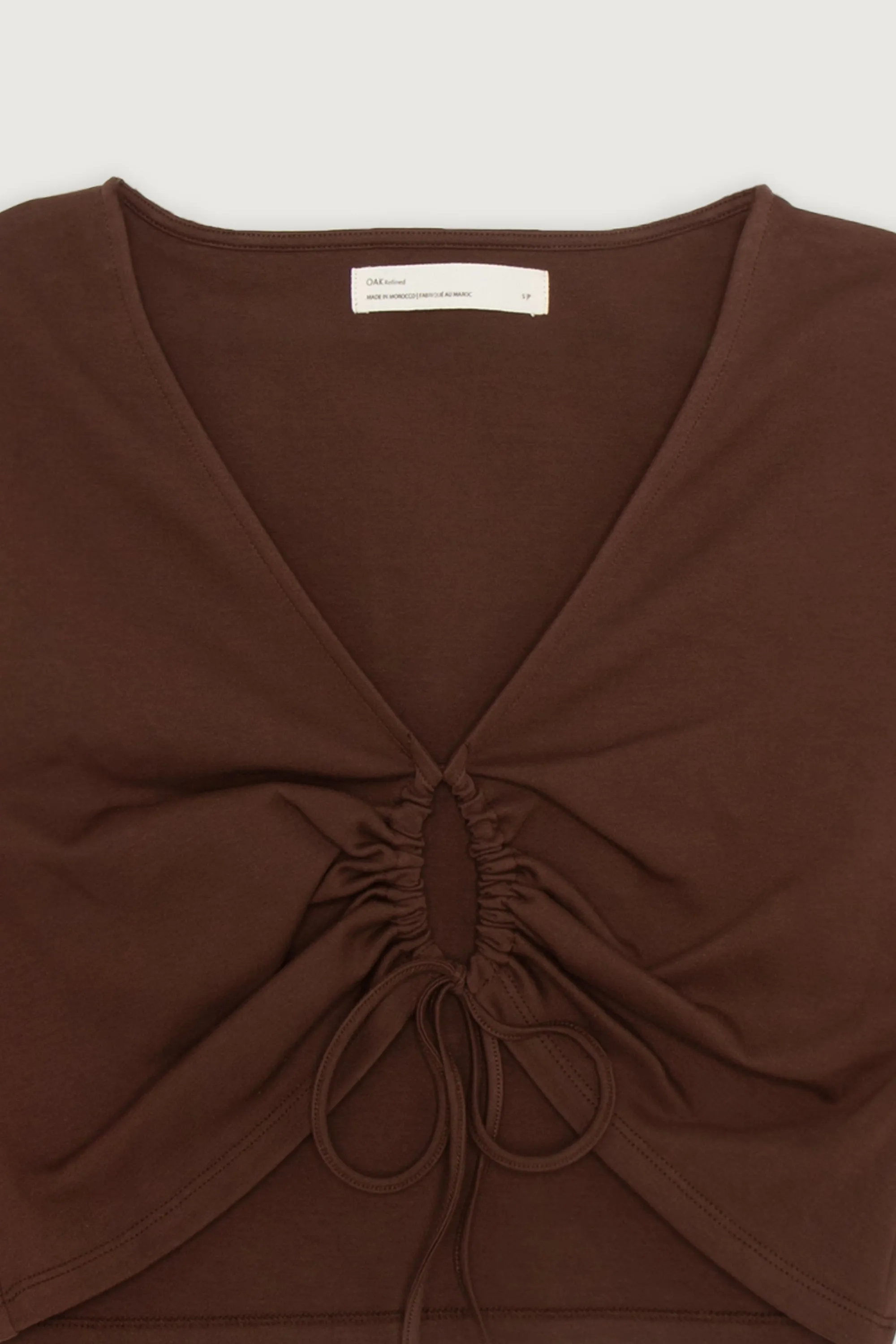 OPEN FRONT TOP WITH TIES