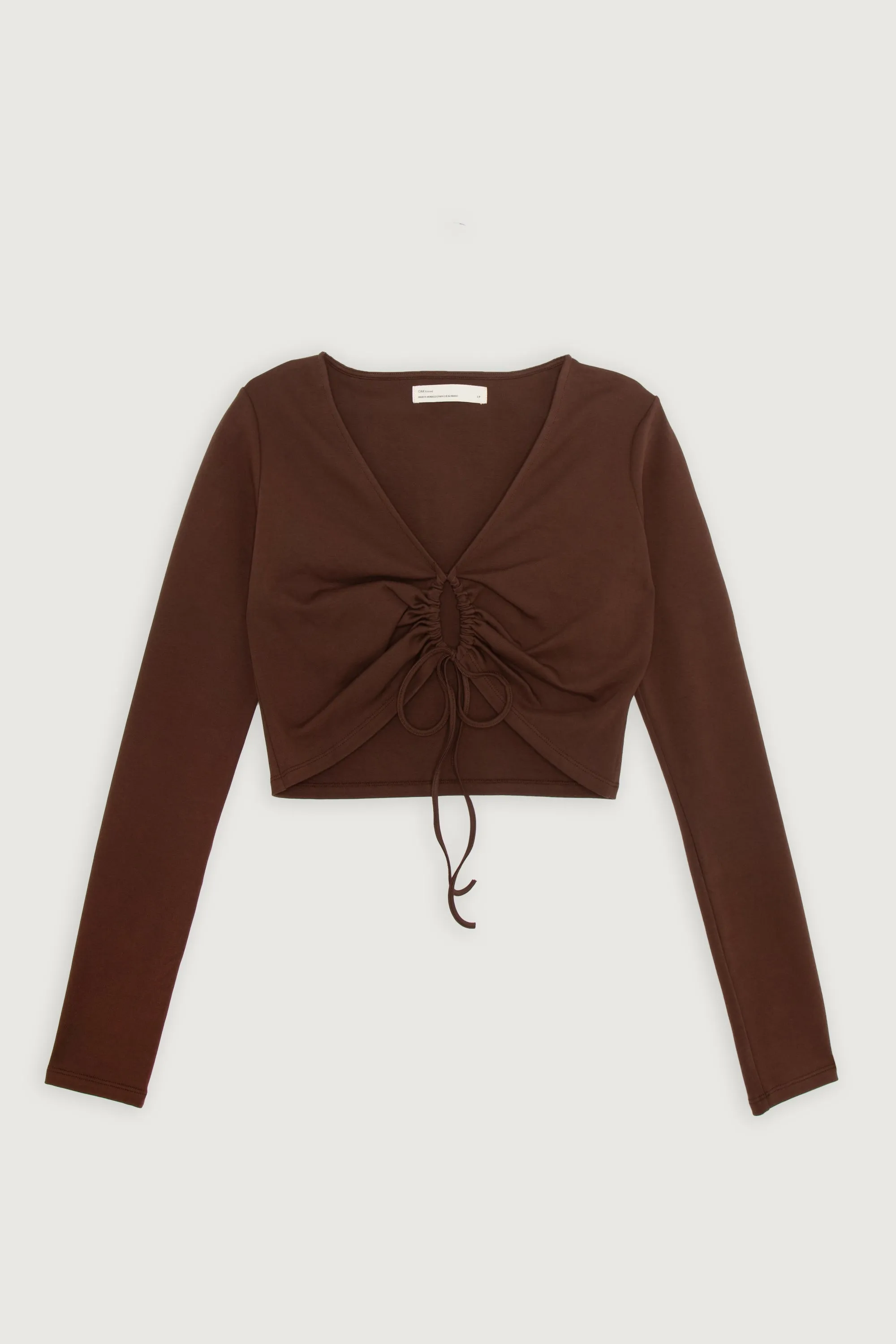 OPEN FRONT TOP WITH TIES