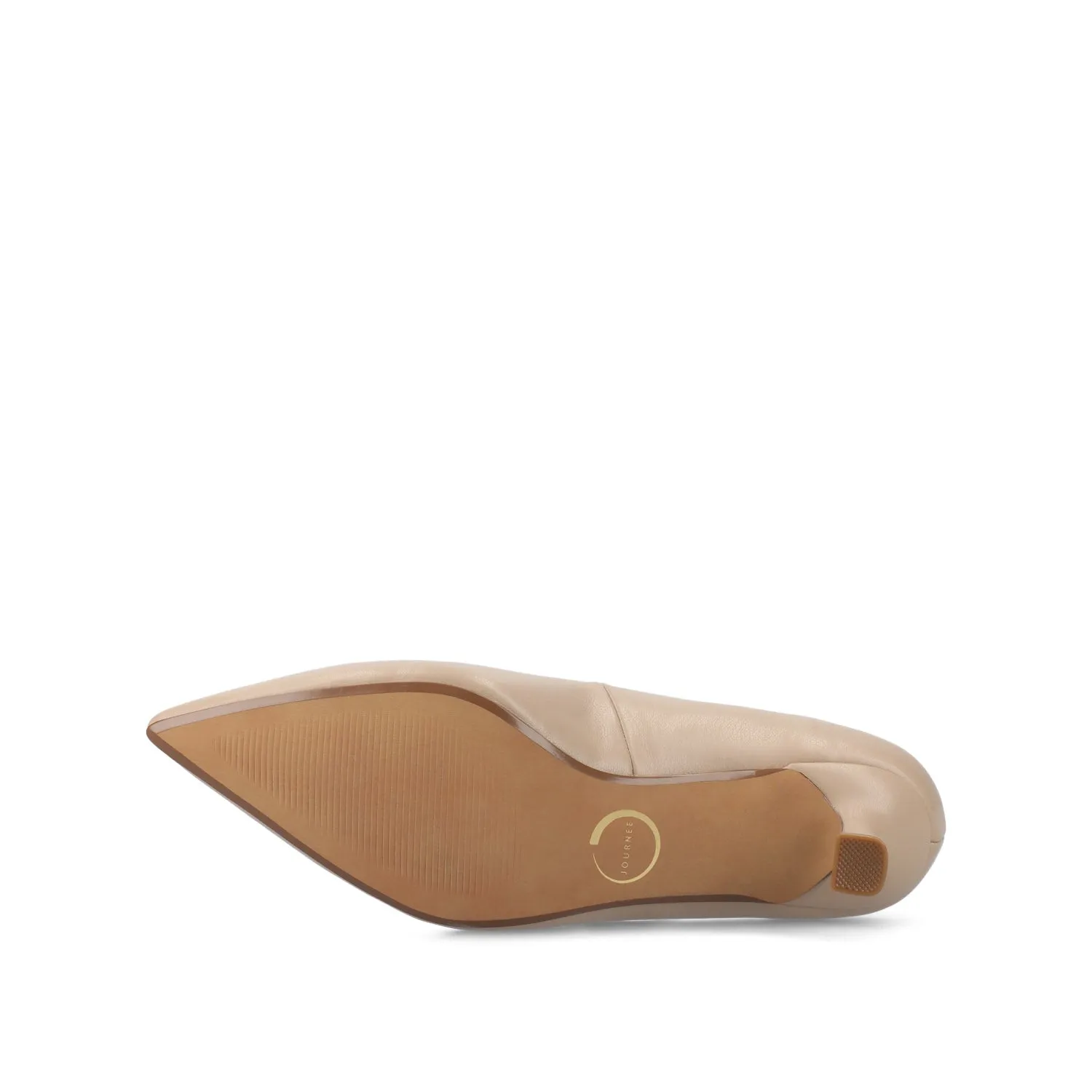 PAMMIE FAUX LEATHER KITTEN HEELS IN WIDE