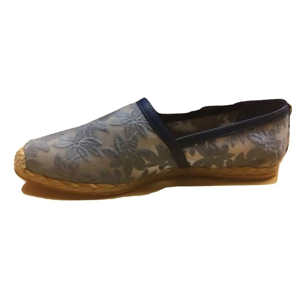 Rest Blue FS/NY Womens Espadrille Flat