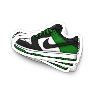 SB Dunk Low "Classic Green" Sneaker Sticker