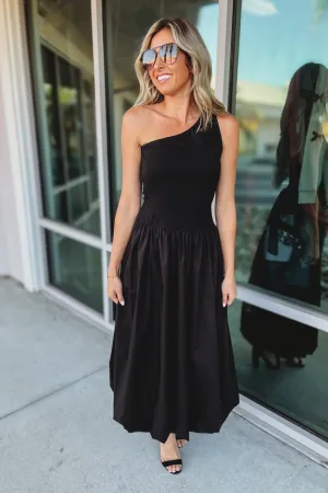 Size S - Midnight Grace Drop Waist Maxi Dress