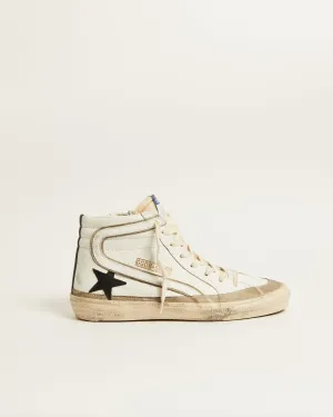 Slide w/ Suede Edge Around and Black Star