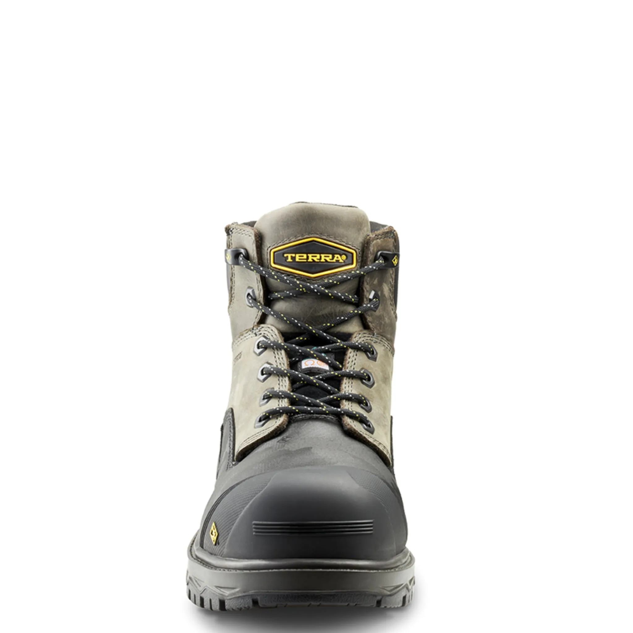 Terra Men's Safety Work Boots Gantry 6" Leather Waterproof with Nano Composite Toe | Sizes 7-16