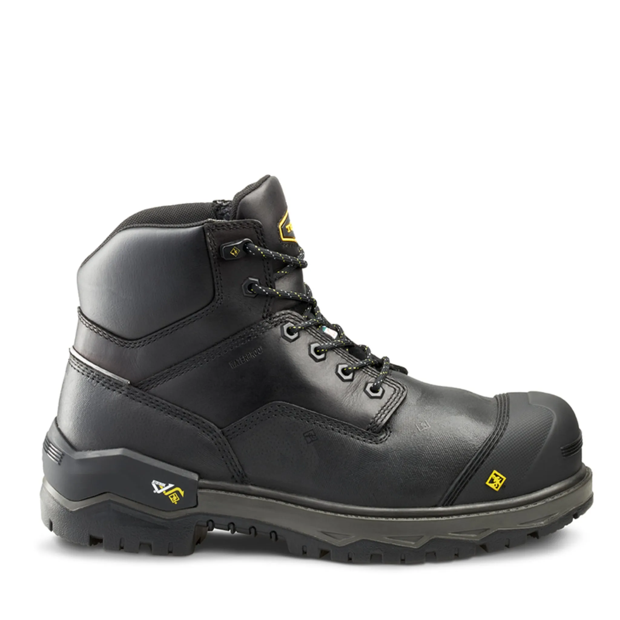 Terra Men's Safety Work Boots Gantry 6" Leather Waterproof with Nano Composite Toe | Sizes 7-16