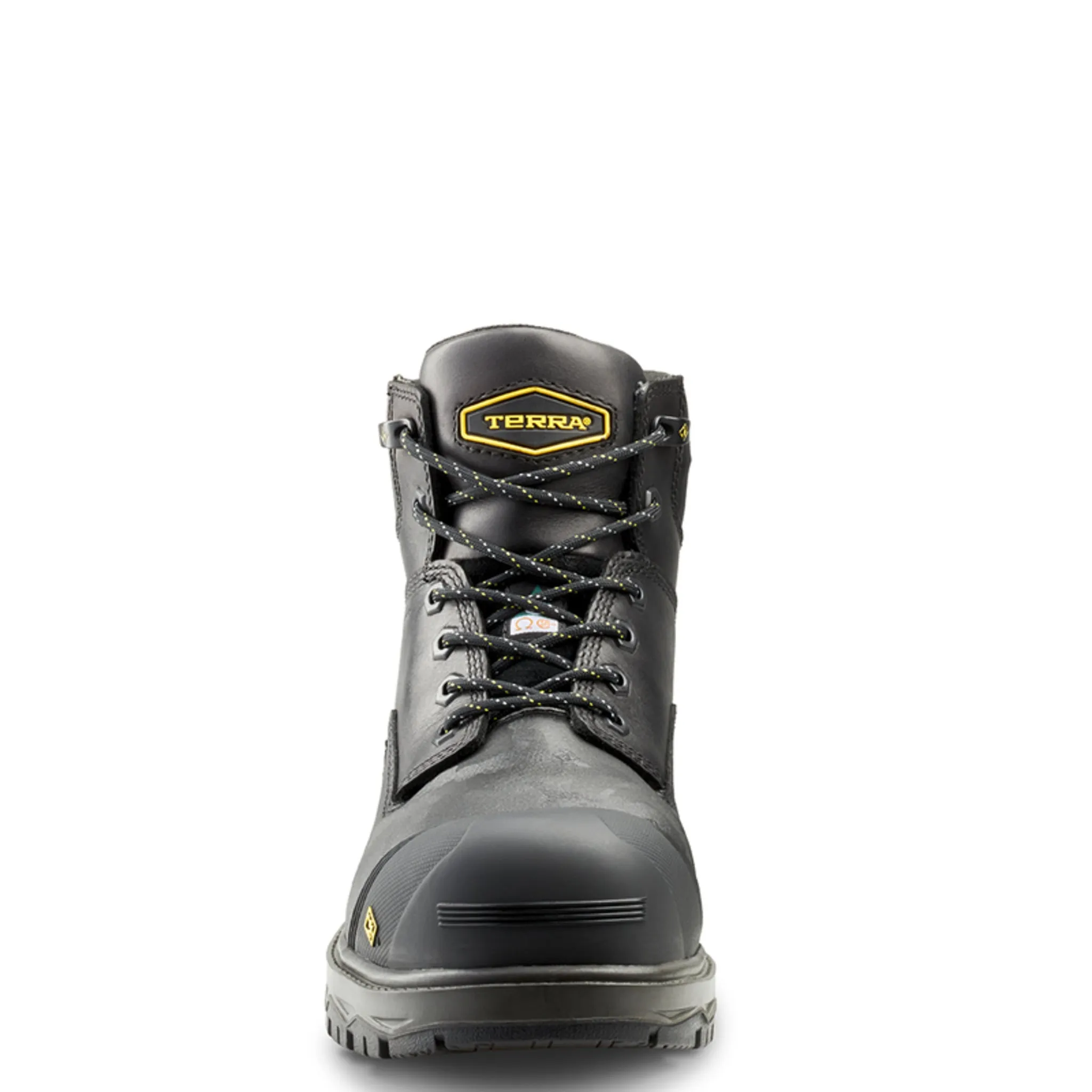 Terra Men's Safety Work Boots Gantry 6" Leather Waterproof with Nano Composite Toe | Sizes 7-16