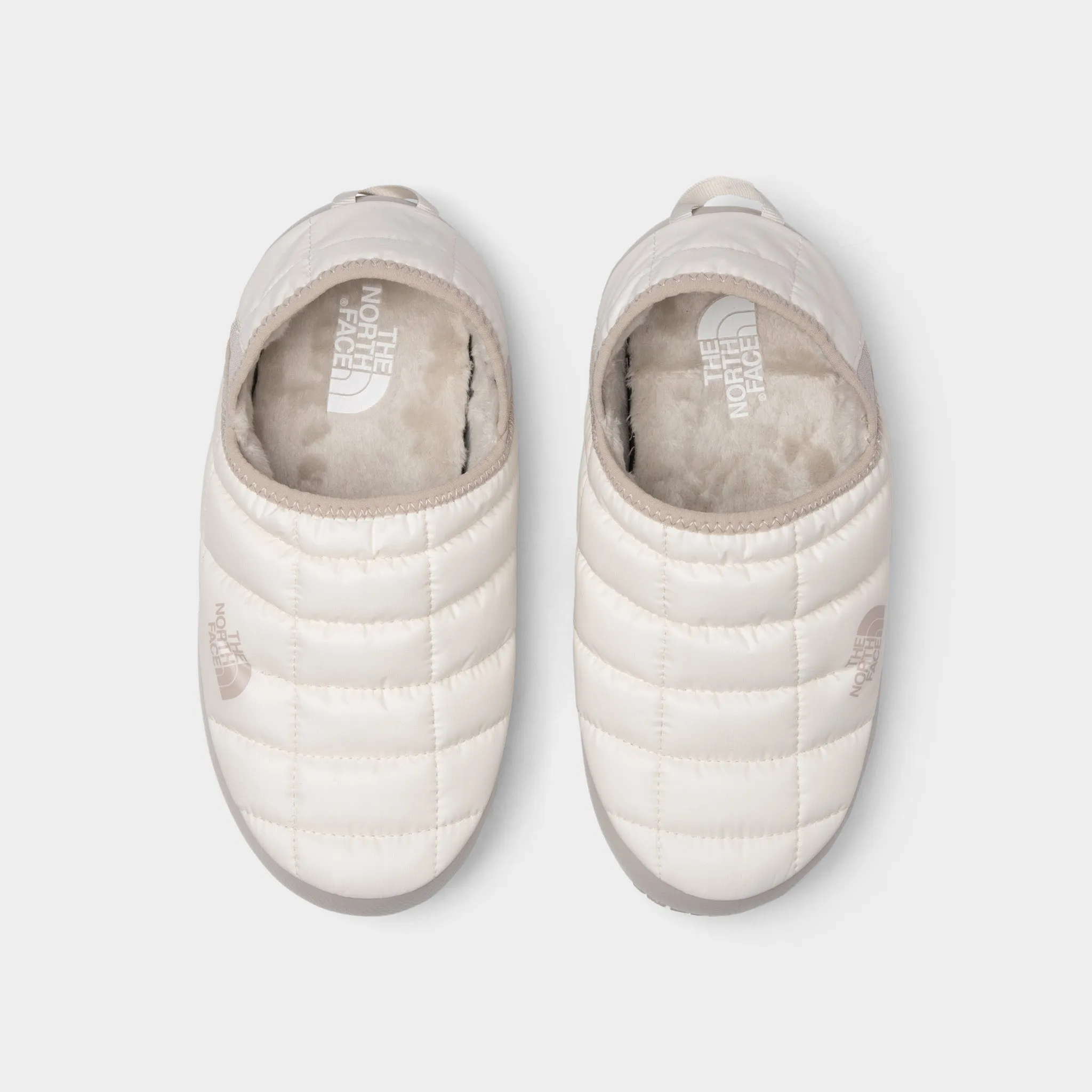 The North Face Women's ThermoBall' Traction Mule V Gardenia White / Silver Grey