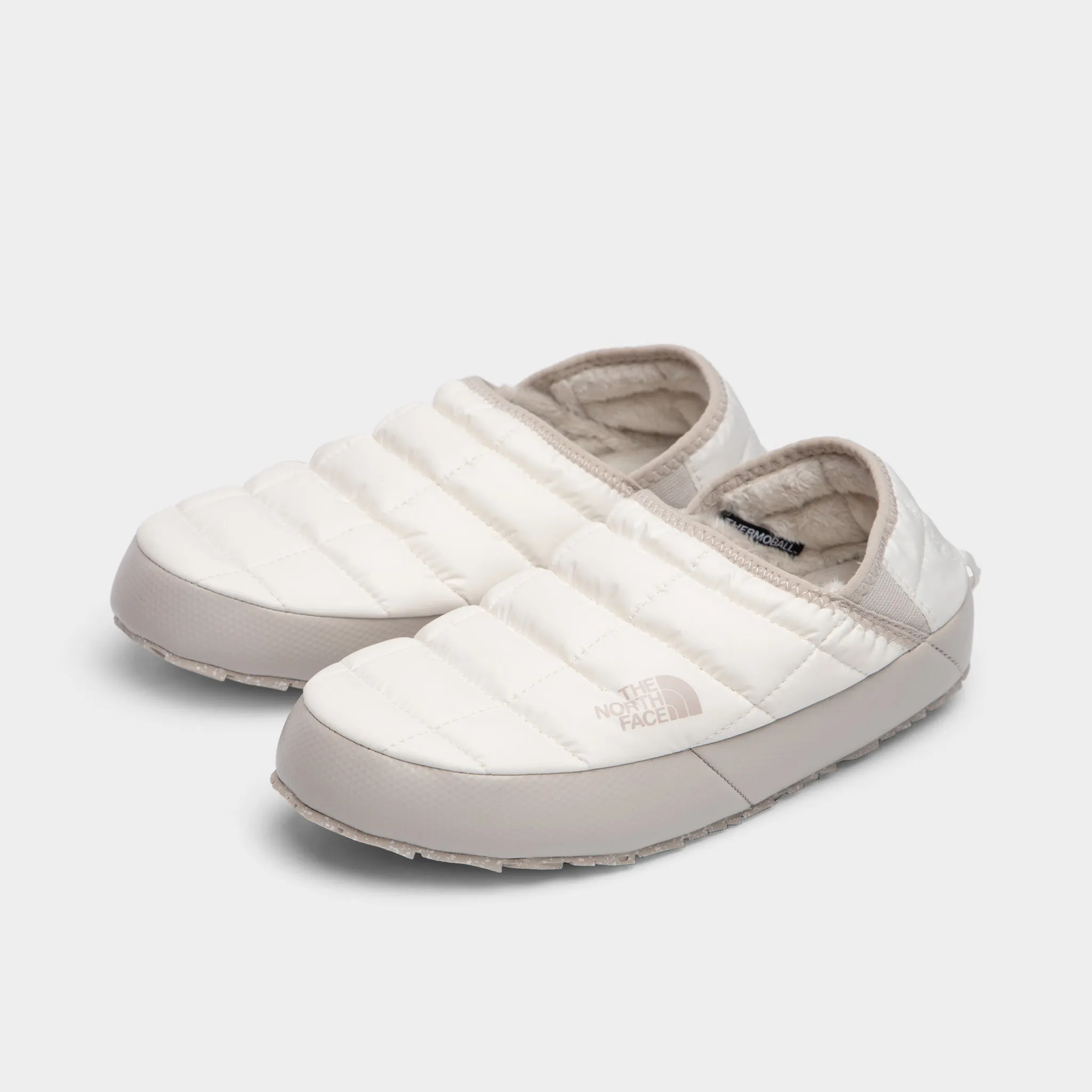 The North Face Women's ThermoBall' Traction Mule V Gardenia White / Silver Grey
