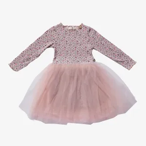 Tutu Dress | Long Sleeve Poppy Print | Petite Hailey