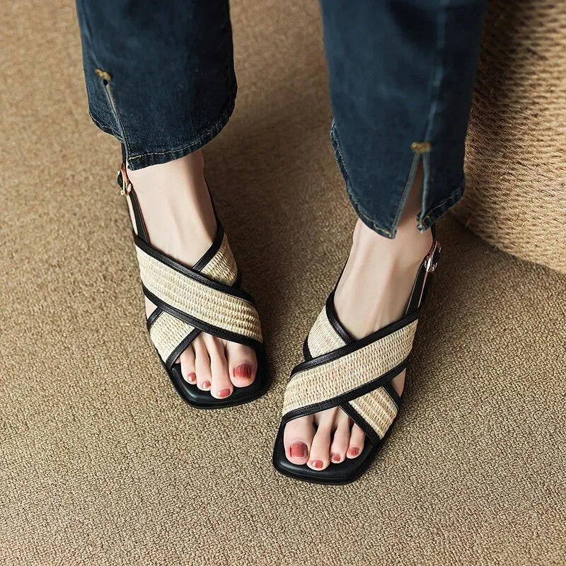 Valera Leather Heels