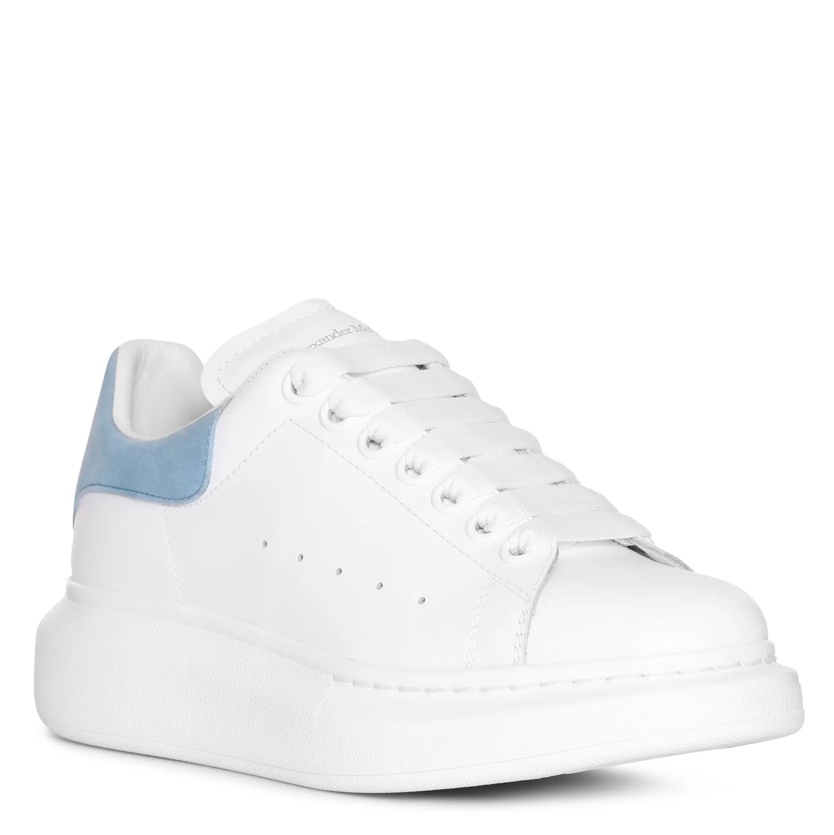 White and dream blue classic sneakers