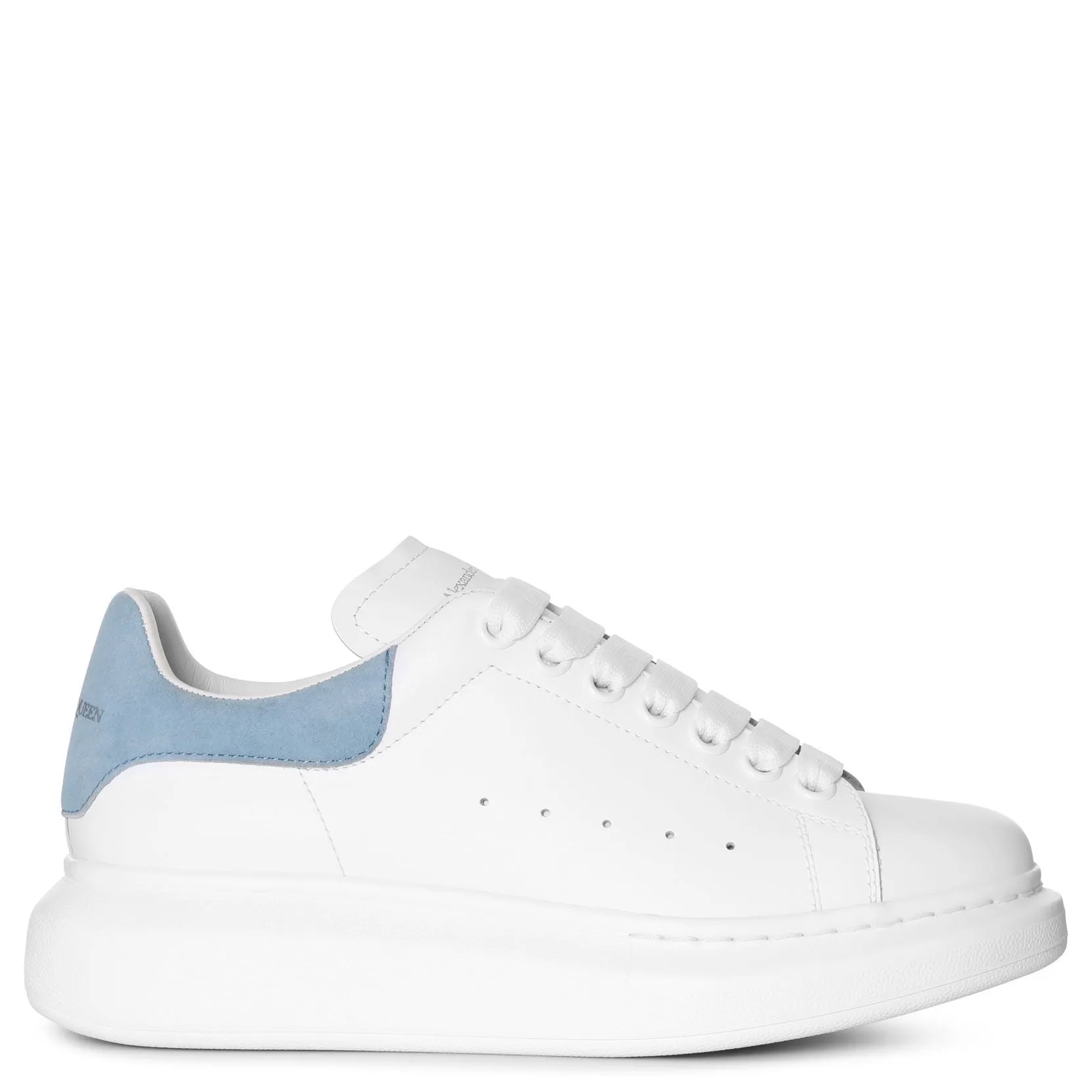 White and dream blue classic sneakers