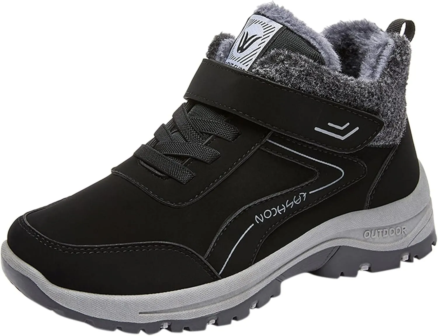 Work Boots for Men Slip On Hiking Sneakers Comfortable Warm Womens Working Shoes Business Casual Outdoor Botas Waterproof Soft Toe Work Hike Grounded Footwear