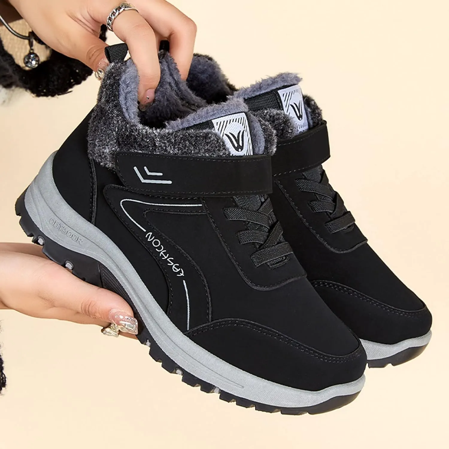 Work Boots for Men Slip On Hiking Sneakers Comfortable Warm Womens Working Shoes Business Casual Outdoor Botas Waterproof Soft Toe Work Hike Grounded Footwear