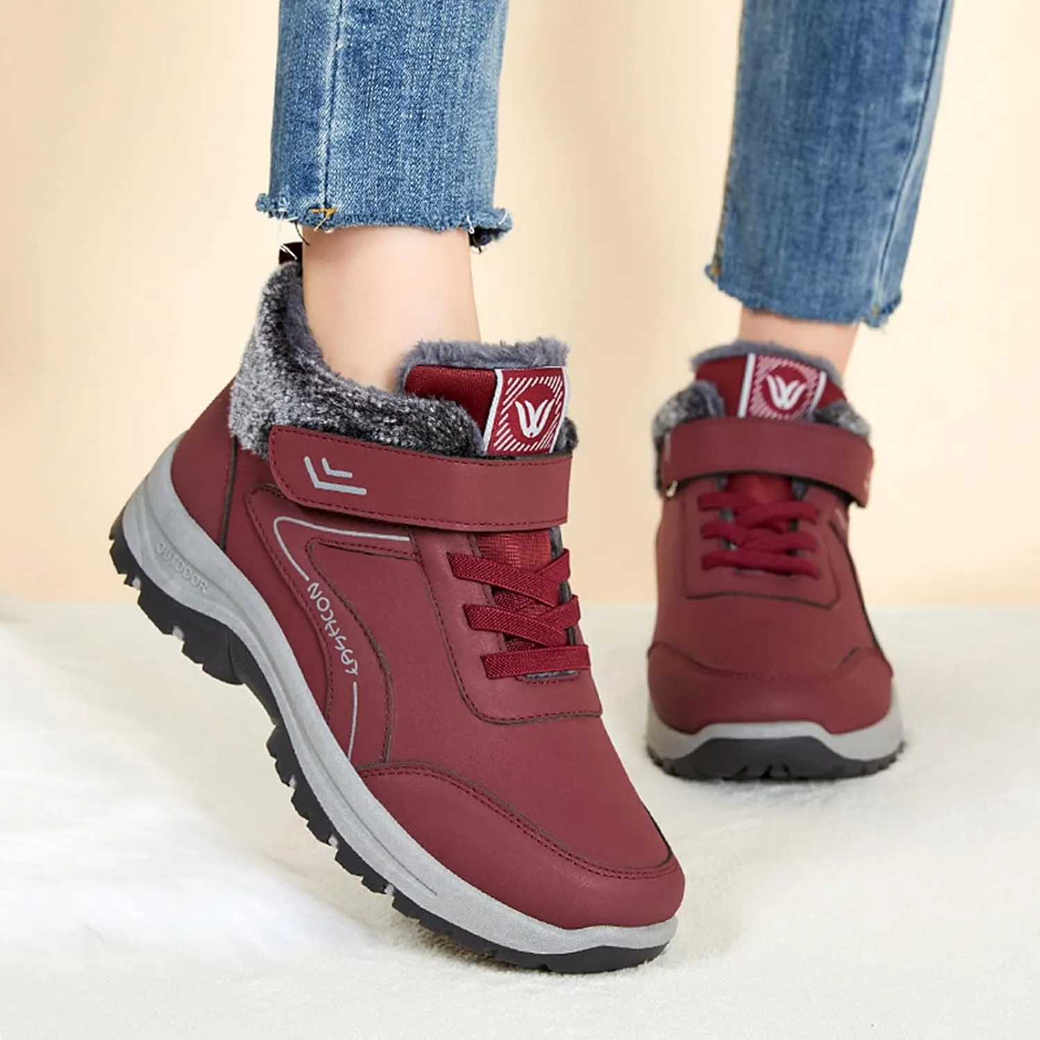 Work Boots for Men Waterproof Hiking Sneakers Warm Booties Working Shoes for Women Food Service Waterproof Outdoor Work Botas Lightweight Hike Grounded Footwear