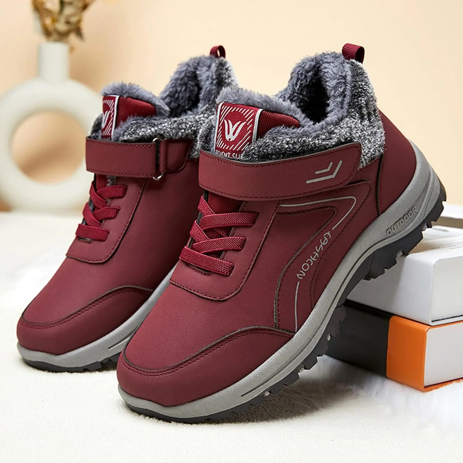 Work Boots for Men Waterproof Hiking Sneakers Warm Booties Working Shoes for Women Food Service Waterproof Outdoor Work Botas Lightweight Hike Grounded Footwear